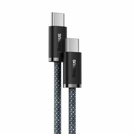 BASEUS DYNAMIC SERIES FAST CHARGING DATA CABLE TYPE-C TO TYPE-C 100W | 100CM | BLACK